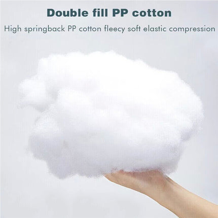 Light Grey 100CM Dog Cat Pet Calming Bed Warm Soft Plush Round Nest Comfy Sleeping Extra Large