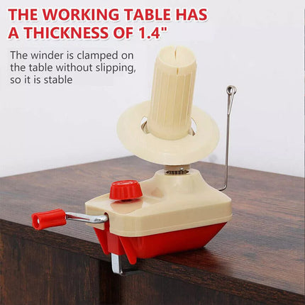 Yarn Ball Winder Hand Operated Wool Winder Holders Swift Yarn Fiber String Balls