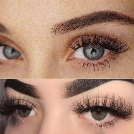5 Pairs 3D Natural Thick False Fake Eyelashes Eye Lashes Mink Makeup Extension F820