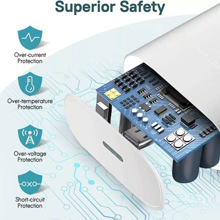 For Apple Fast Charger 25W Type C Charging USB Cable iPhone 5 6 7 8 X XR 11 12 13 14 Adapter