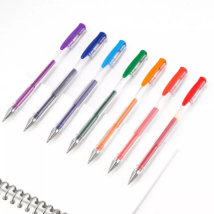 100x Premium Glitter Gel Pens Metallic Neon Ink Craft Adult Colouring Draw Set