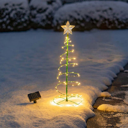 Outdoor String Lights Solar Powered Christmas Tree Decoration Garden Home LED