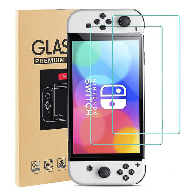 2Pcs Tempered Glass Screen Protector For Nintendo Switch Switch Lite Switch OLED