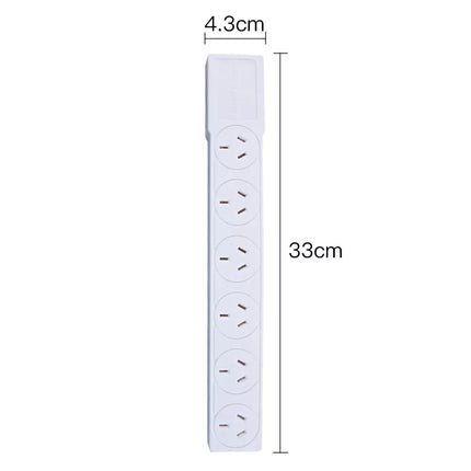 6 Way Socket Outlet Surge Protector Power Strip Powerboard AU PLUG