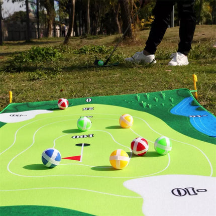 The Indoor Casual Golf Game Set Golf Hitting Mats Golf Putting Royale Golf Game