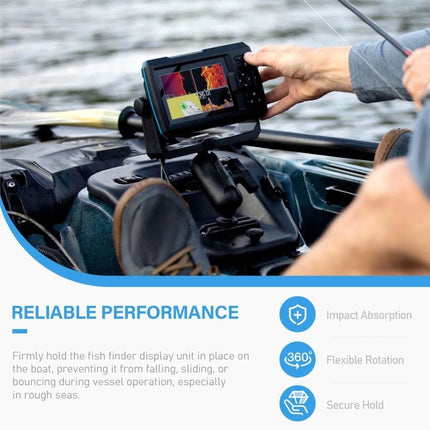 Medium Arm Marine Electronic Depth Finder Mount for Garmin, Raymarine, Lowrance