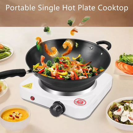 Portable Hot Plate 1500W Electric Single Cooktop Cooker Stove Hotplate Kitchen