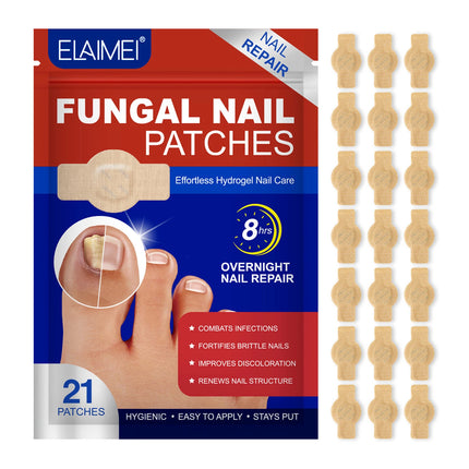 63Pcs Toenail Antiseptic Patch Long Lasting Breathable Fungal Nail Patches
