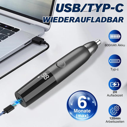 2025 Nose Hair Trimmer For Men Rechargeable Ear and Nose Hair Trimmer Portable
