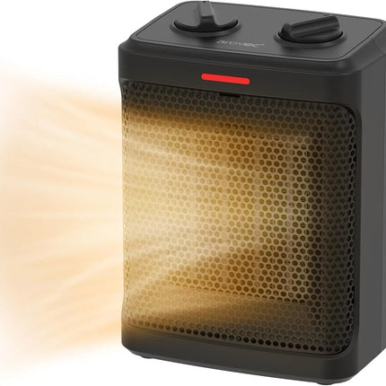 Ceramic Space Heater Mini Electric Portable with Handle- Ideal 1800W