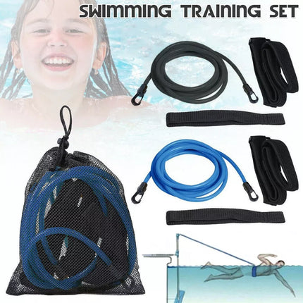 4M Swim Trainer Belt Swimming Resistance Tether Leash Pool Training Harness
