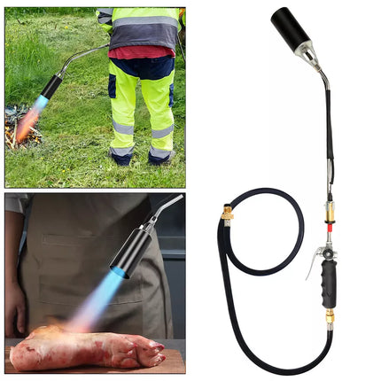 2M Hose Propane Weed Burner Kit Shrub Grass Killer Propane Gas Weed Burner Torch