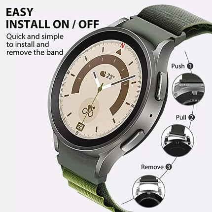 Rainbow Alpine Loop Samsung Galaxy Watch 7 6 5 4 Classic 44 47 40mm Strap Band Bands