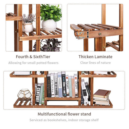 Heavy Duty Wide & Large Plant Stand Indoor Outdoor Planter Flower Holder Shelf