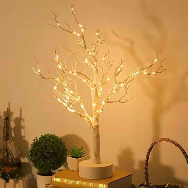 LED Floor Lamp for Home Decoration Party Shining Branch Christmas White Birch