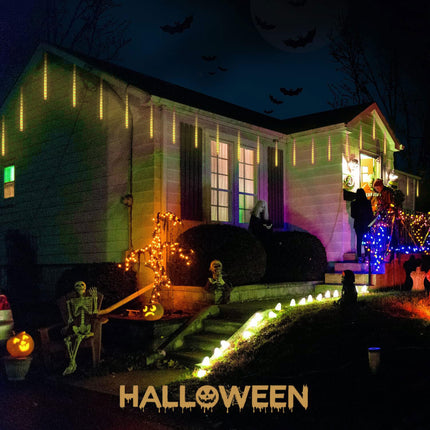 Halloween LED Rain Lights Spooky Stunning Decor Haunting Halloween