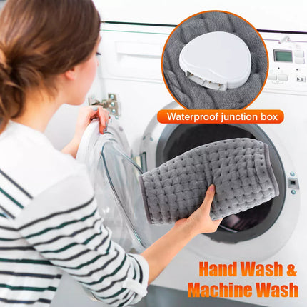 60cm Electric Heat Pad Adjustable Heating Mat Warmer Blanket Back Pain Relief