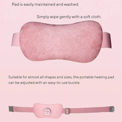 Electric Heating Pad Massager for Stomach Period Cramps Period Pain Relief