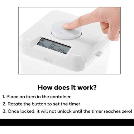 Kitchen Safe Time Locking Container Timed Lock Box for Cell Phones and Snacks