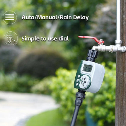 Irrigation Controller Automatic Hose Garden Watering System Water Tap Timers