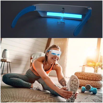 Light Therapy Glasses Phototherapy Lamp Help Natural Relief Sleep Problems