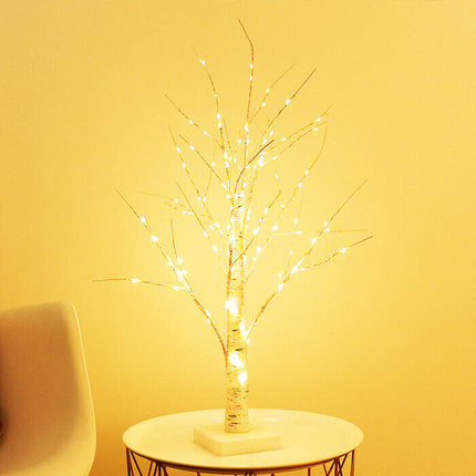 90/150/180cm LED Twig Birch Table Lamp Christmas Tree Light Holiday Xmas Lights