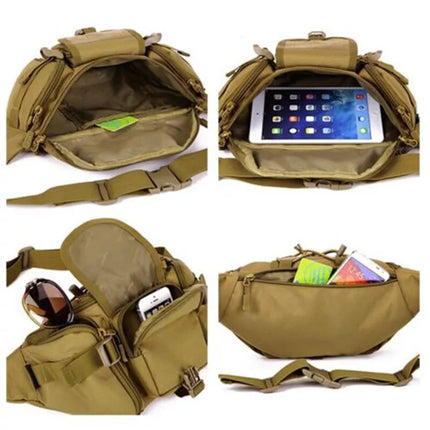 Tactical Fanny Pack Bumbag Waist Bag Military Hip Belt Outdoor Hiking Fishing