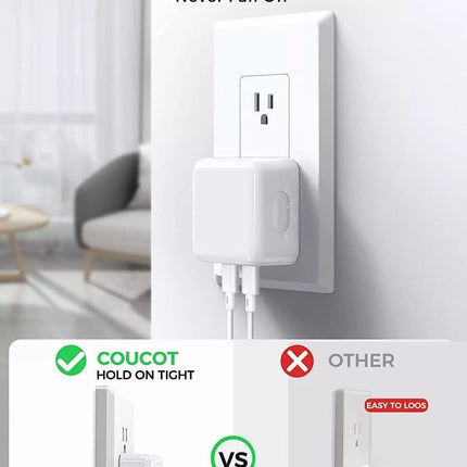 40W Fast Charging DUAL USB C PD Wall Charger Power Adapter For iPhone 15 Pro Max