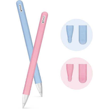 Silicone Rubber Cover Sleeve Grip Case For Apple iPad Pro Pencil 2nd Generation Blue