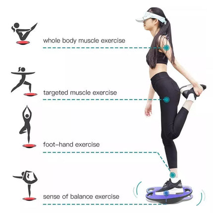 Balance Board Yoga Fitness Training Pedal for Home Sensory Coordination Exercise