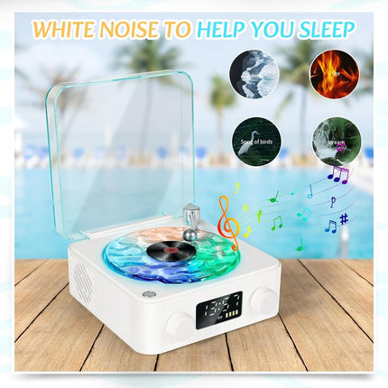 2025 Bluetooth Vinyl Record Player Waves, Four Modes, The Waves Vinyl Player