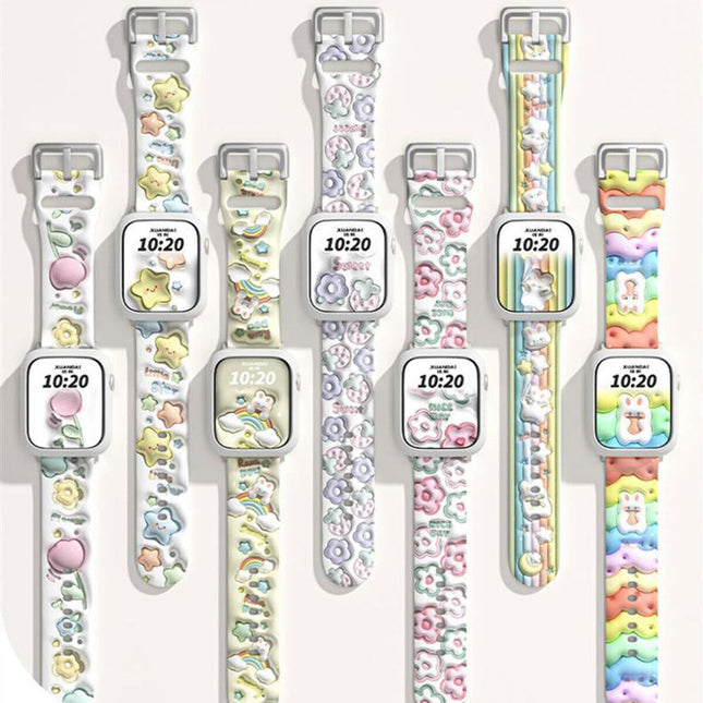 3D Printed Apple Watch Band Strap Series