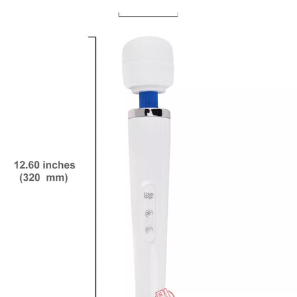 30Mode Wand Body Personal Massager CORDED AU Plug for Pain Relief White