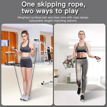 Smart Digital Jump Rope - Accurately Counts Jumps, Sets Goals & Monitors Progres