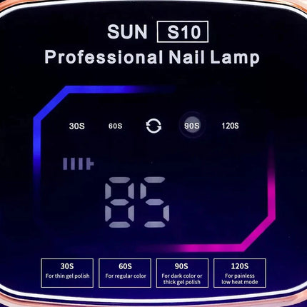 Cordless Rechargeable Nail Gel Polish Light Dryer 108W LED/UV Nail Lamp Manicure