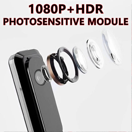 Video Recorder Body Camera Clip Cam Pocket Mini Portable Wearable 1080P DVR USB