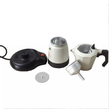 6 Cup Electric Espresso Latte Coffee Maker Italian Percolator Mocha Moka Pot