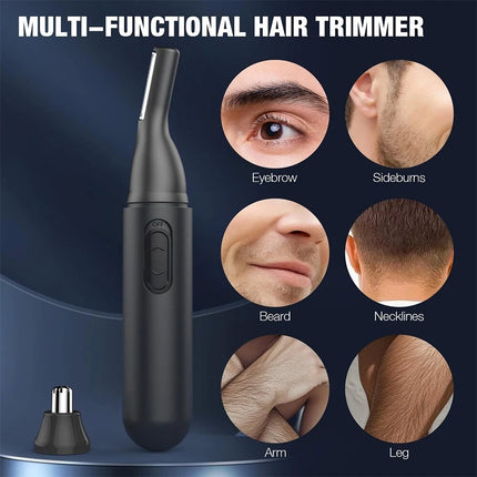 Painless USB Rechargeable Nose Hair Trimmer Facial Hair Trimmer Waterproof