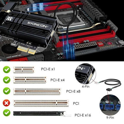 WiFi 6E PCIe Card Intel Chips Bluetooth 5.3 2.4G 5G 6GHz PC PCI Wireless Adapter