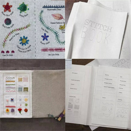 DIY Stitch Book,Embroidery Sewing Book,Embroidery Stitch Book for Beginner Adult