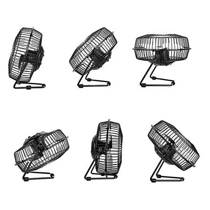 5W Solar Panel Powered Mini Portable USB Fan Cooling Ventilation Home Camping