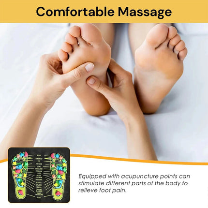 Foot Acupoint Therapy Foot Massage Reflexology Acupressure Pad Walk Stone Mat