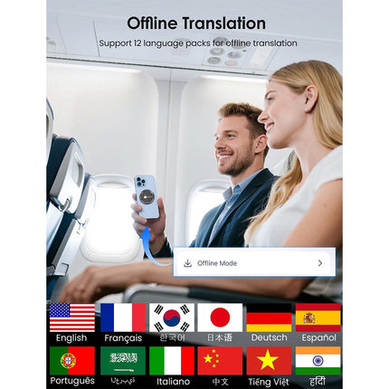 Portable Translator AI-Powered Real-Time Translation Supports 140+ Languages