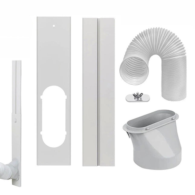 Portable Air Conditioner Spare Parts Gob+Window Slide Kit Plate +Hose 15cm 1.8M