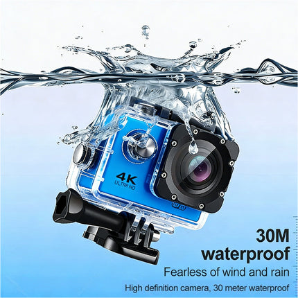 4K 2'' Ultra HD 1080P Sport WiFi 16MP Cam Action Camera DV Video Recorder Go Pro