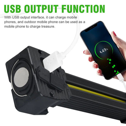 Gym Lamp for Posing,7th Gear Dimming,Portable Magnet LED Flashlight with Hook