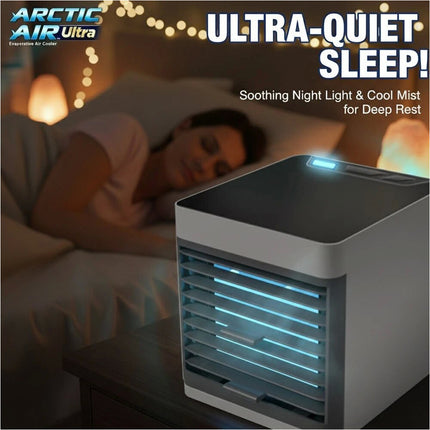 Portable Mini Air Cooler Fan Air Conditioner Cooling Fan Humidifier Desk USB Fan