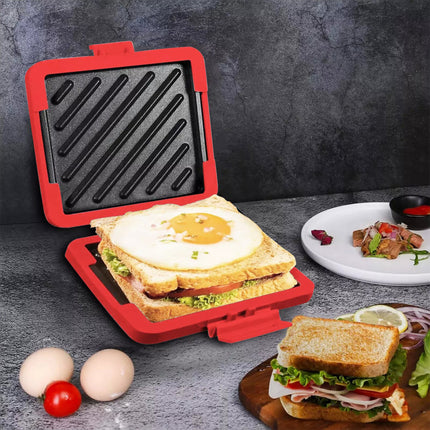 Microwave Toastie Maker - Microwave Sandwich and Waffle Maker, Panini Press