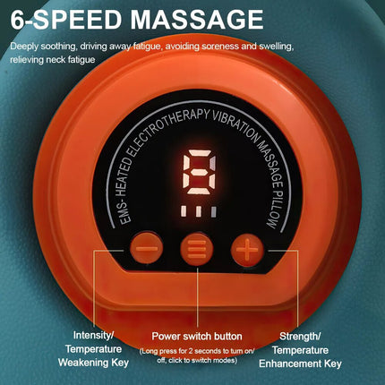 Neck Massager Shiatsu Pillow  Therapeutic Heat Massage for Pain Relief and Relaxation