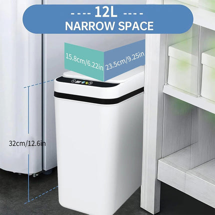 12L Rectangle Kitchen Automatic Dust Sensor Bin Smart Touchless Waste Trash